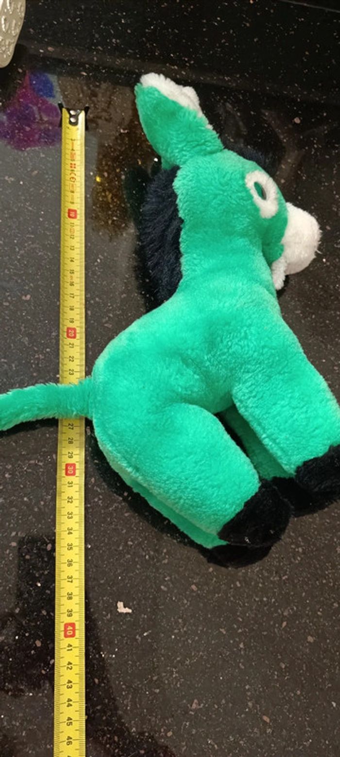 Peluche âne Verbaudet vert officiel - photo numéro 4