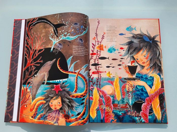 Magnifique livre Mystérieuses Princesses avec des touches métallisées (40) - photo numéro 5