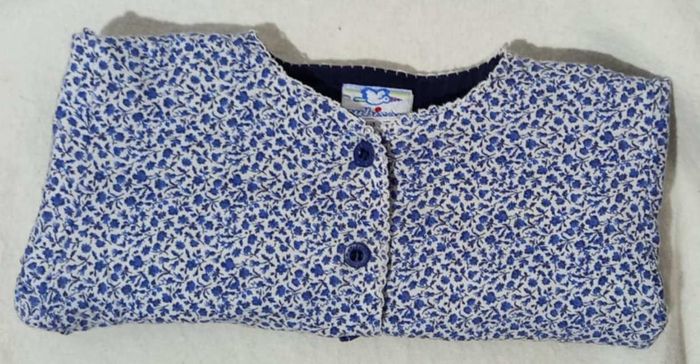 Gilet bleu Aubisou - photo numéro 3