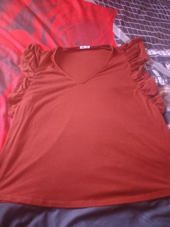 T shirt à volants xxxl