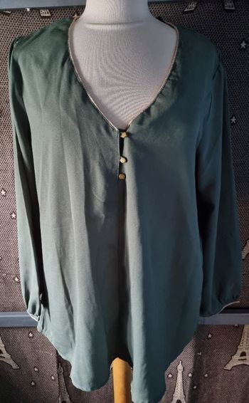 Blouse  kaki taille 48