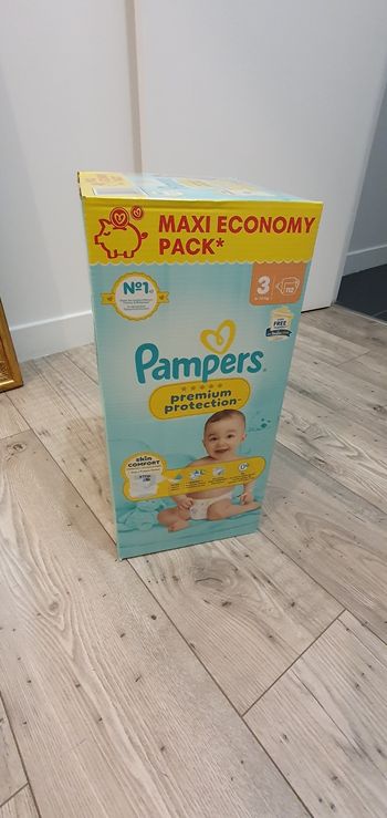 Couches Pampers premium protection T3