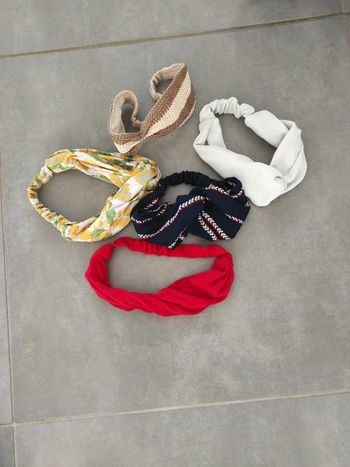 Lot de 5 headbands