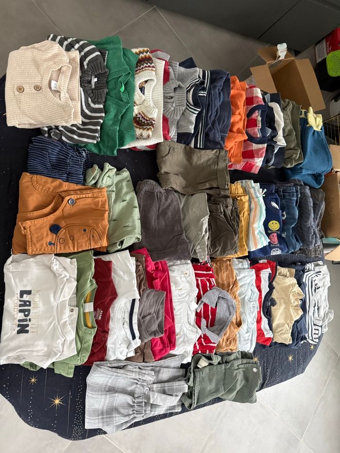 Lot vêtements bébé garçon 18 mois