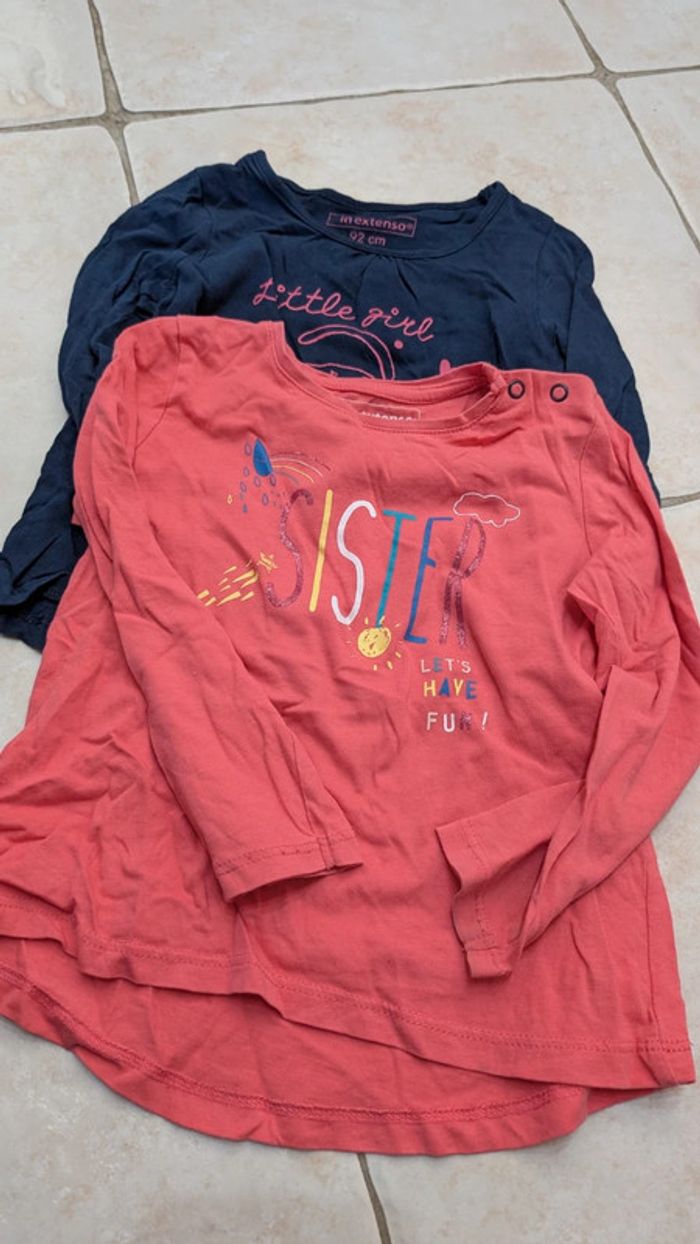 Lot de 2 tee shirt un extenso