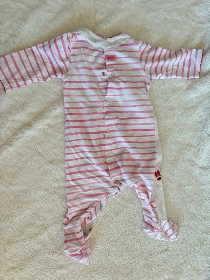 Pyjama catimini mi saison - taille 3 mois - photo numéro 2