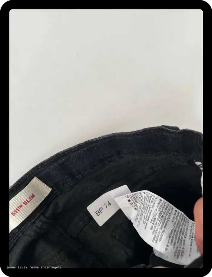 Jean Levi's Garçon Noir | 511 Slim | 16 Ans | Très Bon État | BP74 - photo numéro 5