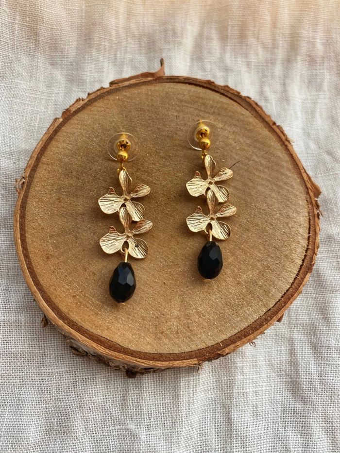 Boucles d’oreilles fleurs