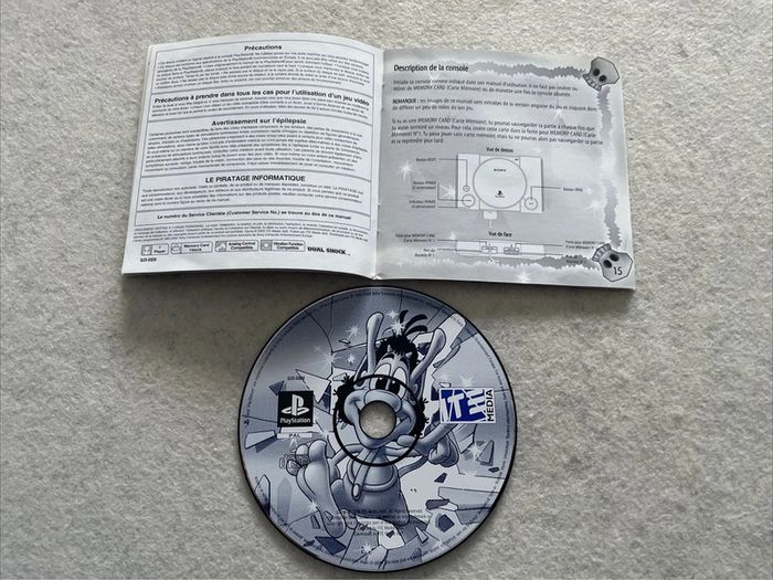 Hugo The Evil Mirror Jeu Playstation 1 PS1 - CD Et Notice FR - photo numéro 3