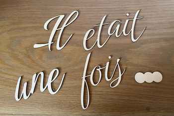 Décoration murale il était une fois