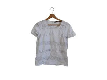 C59 blouse blanche Comptoir des cotonniers 36