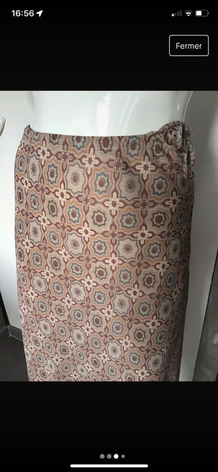 Jupe en voile mi longue 40/42/44 voir mensurations - photo numéro 4