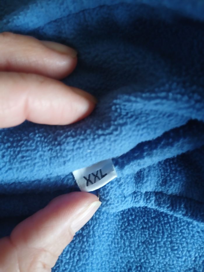 Gilet polaire bleu  XL/ XXL - photo numéro 2