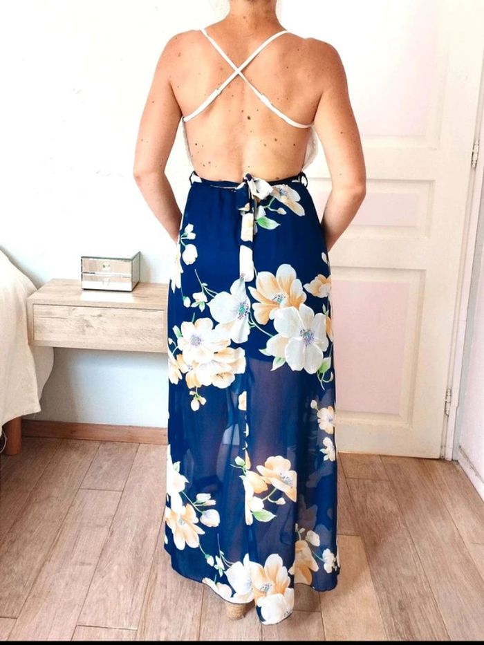 Robe longue asymétrique - S = XS - Parfait État - photo numéro 4