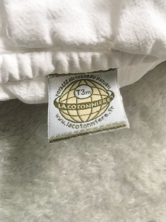 Robe blanche 3mois (la cotonnière) - photo numéro 3