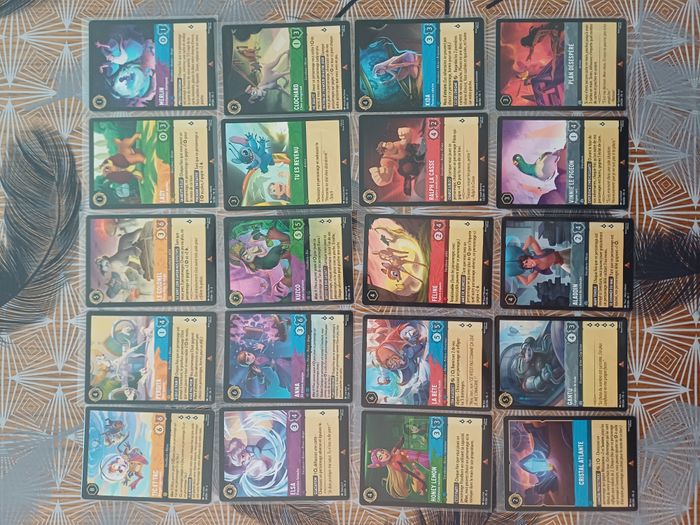 Lot 20 cartes Lorcana Rares