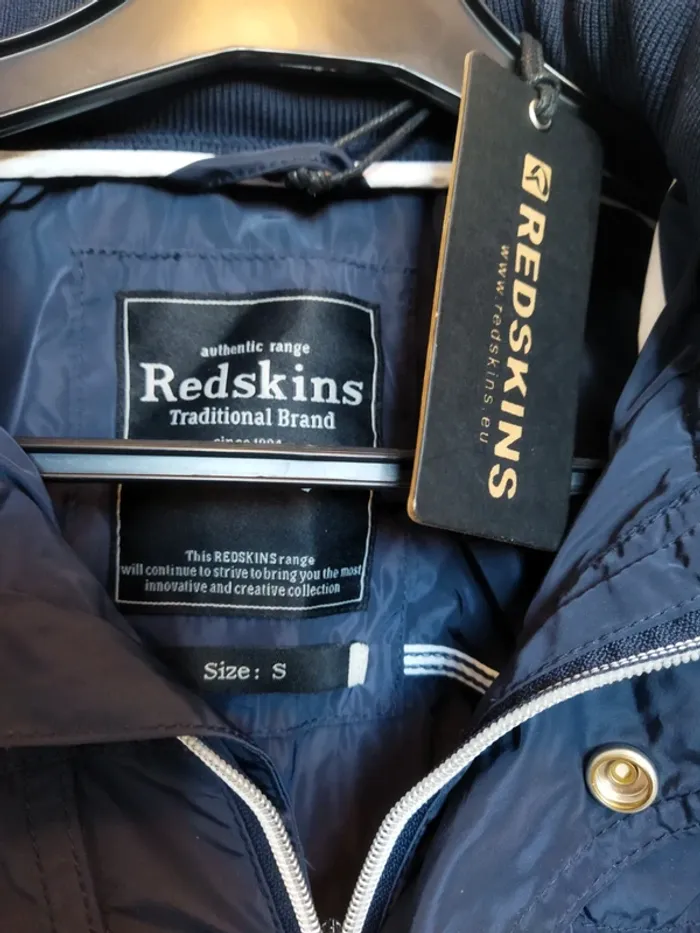 Manteau homme redskins fin, veste mi saison,imperméable S - photo numéro 3