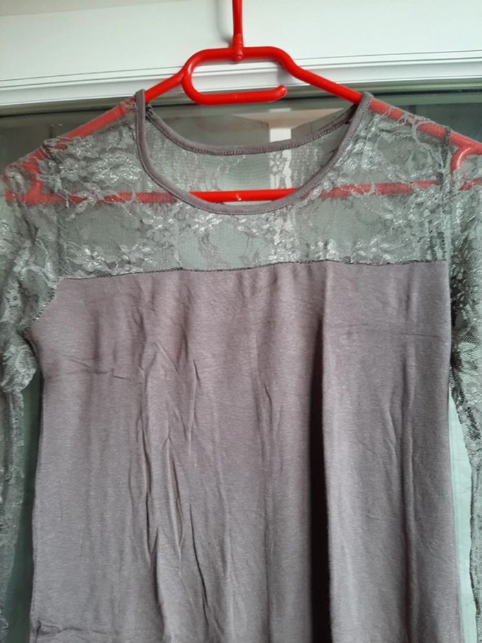 T-shirt manches longues femme Taille unique - photo numéro 2