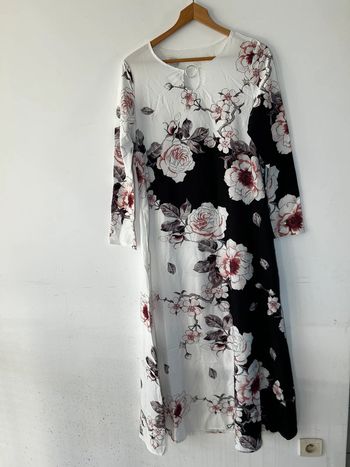 Robe Longue Fleurie - Taille L