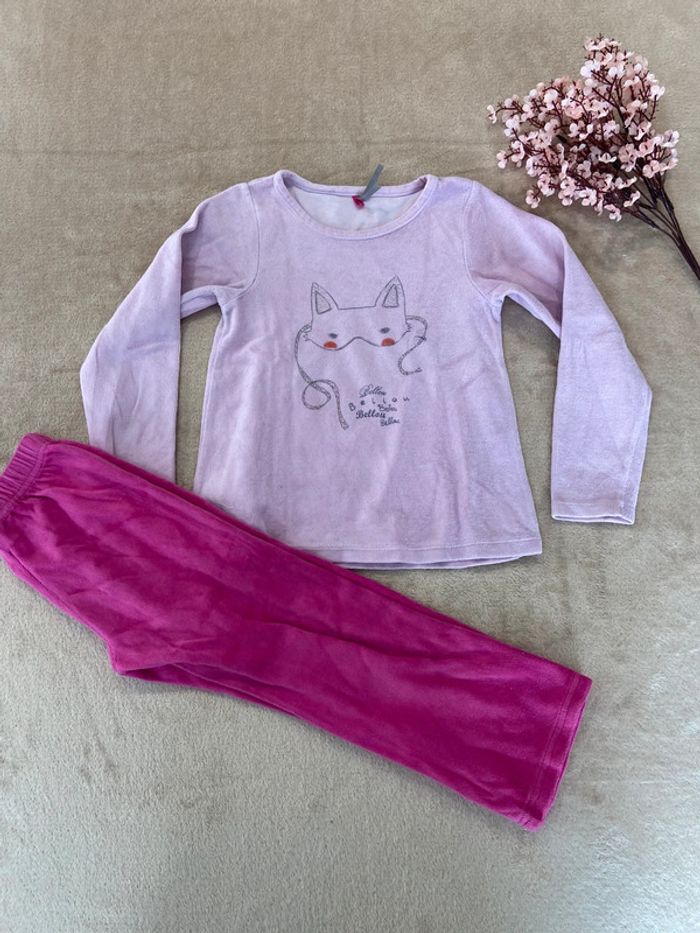Pyjama velours fille 5 ans