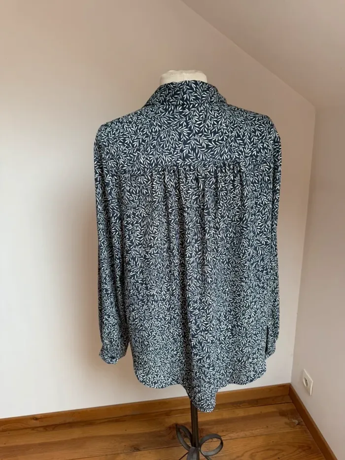 Superbe chemise fleurie fluide H&M collab Morris & co neuve 44 - photo numéro 6