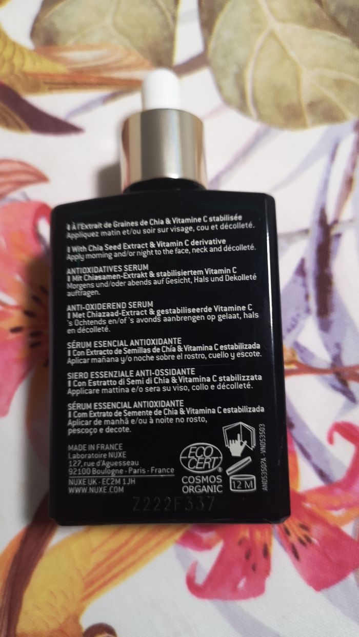 Sérum nuxe Bio organic - photo numéro 2