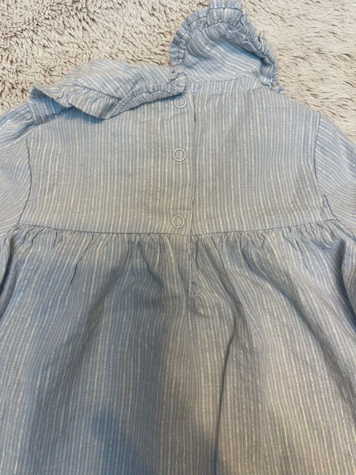 Blouse bleu ciel à rayures - Tape à l’œil - photo numéro 8