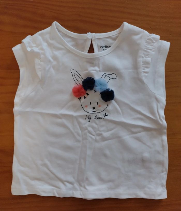 Tee shirt Verbaudet fille 6 mois