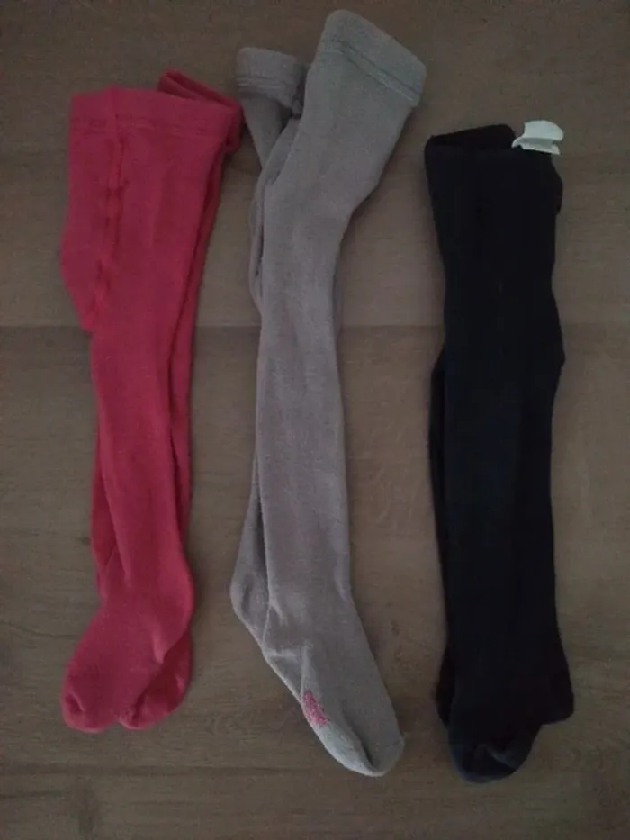 3 paires de collants Obaïbi DPAM 18 mois