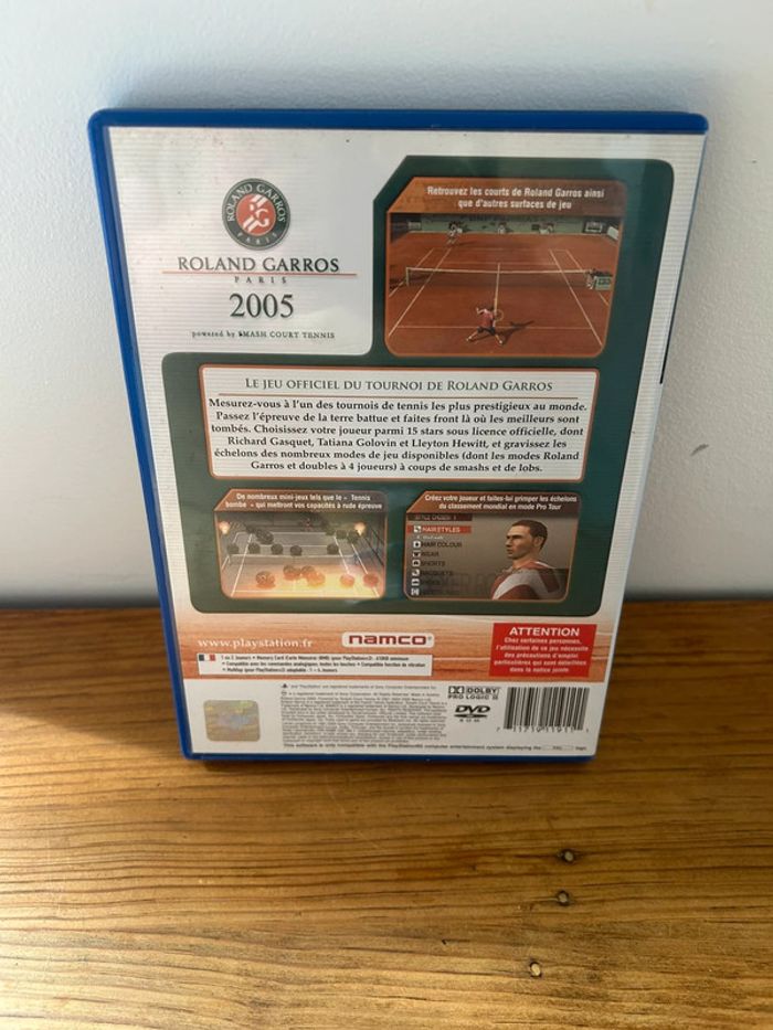 Jeu PlayStation 2 Roland Garros 2005 - photo numéro 4