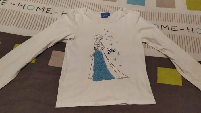 T-shirt manches longues reine des neiges