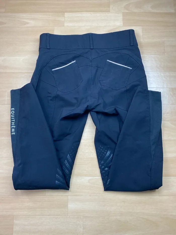 Pantalon d’équitation Equithème Push Up – Noir – Taille 40 - photo numéro 8