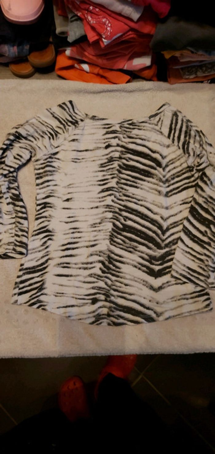 Tee shirt zebré - photo numéro 2