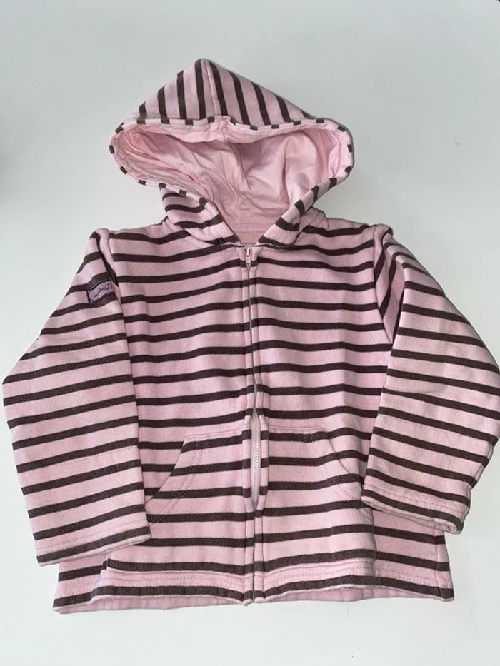 Gilet zippé Moussaillon T. 4 ans