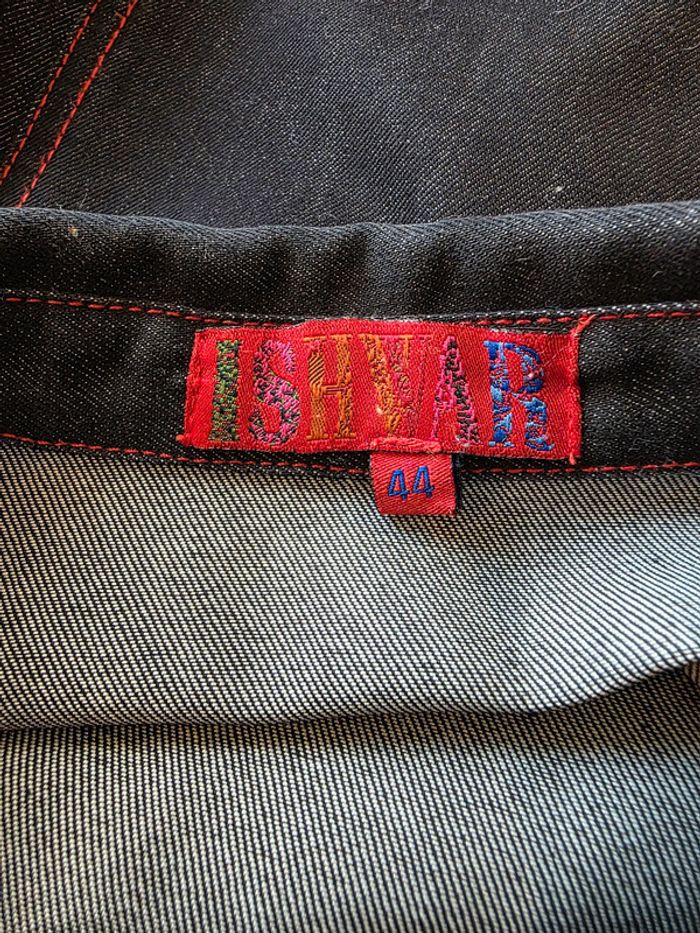 Veste en jean vintage Ishwar Taille 44 - photo numéro 3