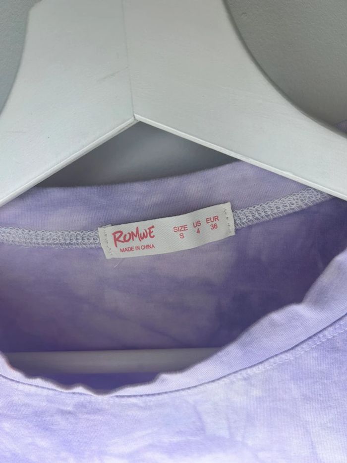 T shirt court tie and dye - photo numéro 2