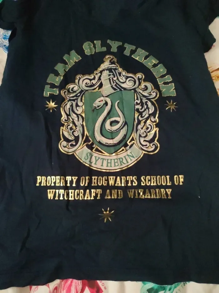 T-shirt Serpentard taille M - photo numéro 3