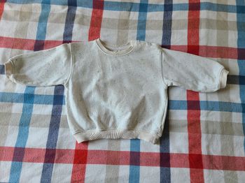 Sweat Gray Label écru moucheté 