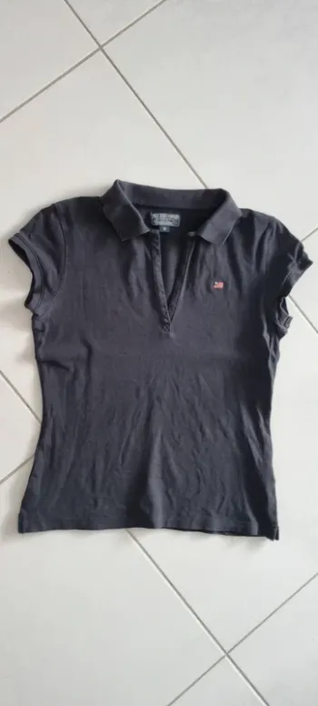 Polo noir Ralph Lauren femme Taille M
