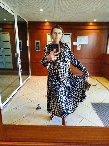 Robe 👗 maxi satiné H&M