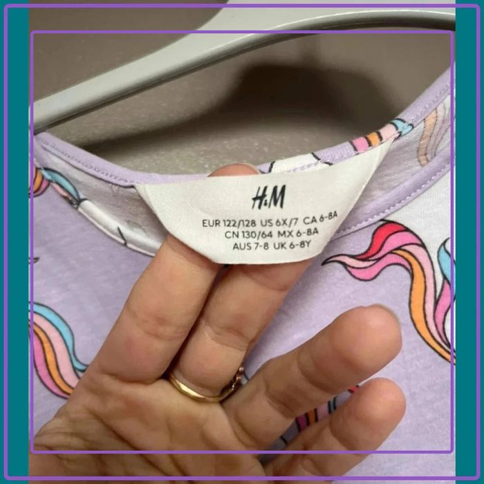 Robe licorne hetm taille 122/128 cm - photo numéro 6