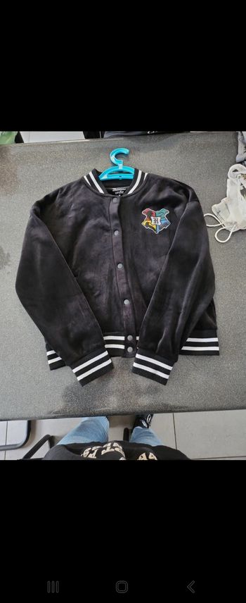 Veste toute douce Undiz noir Harry potter