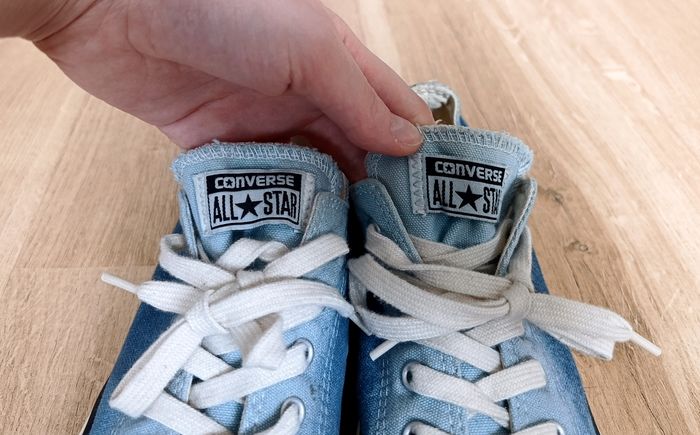 Converse bleues jean - photo numéro 2