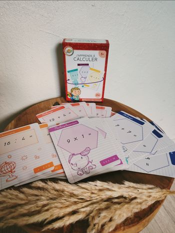 🔢Jeu de cartes educatif j'apprends à calculer neuf