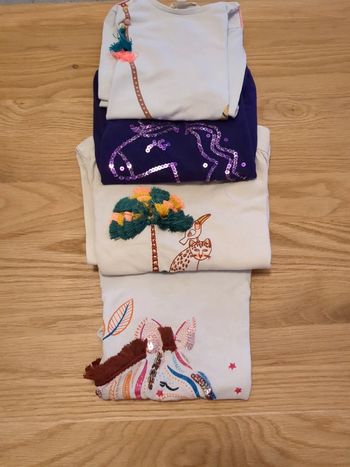 Lot t-shirts manches longues