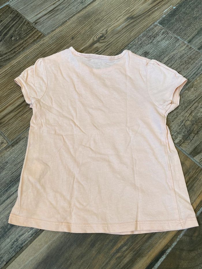 T-Shirt Rose Hello Summer Fille 24 mois - photo numéro 4