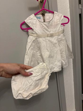 Ensemble robe et Bloomer obaibi 3 mois 