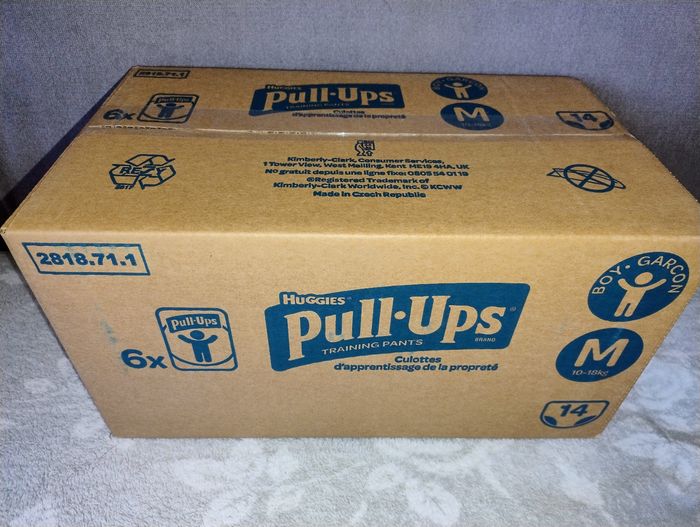 Couches culottes d'apprentissage huggies pull ups taille M - photo numéro 5
