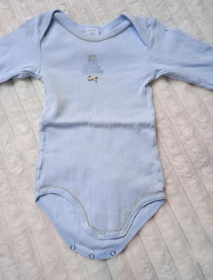 Body 74 cm bleu Petit Bateau