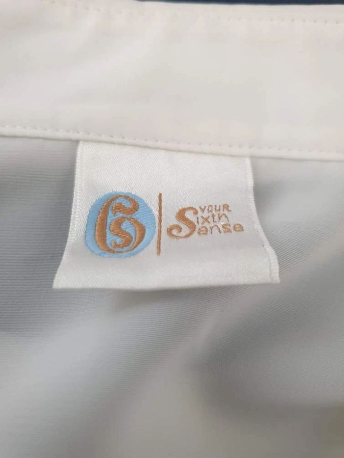 Chemisier blanc  Your Sixth Sense Taille 50 - photo numéro 4